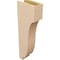 Ekena Millwork 5"W x 10"D x 30"H Thin Van Buren Rough Cedar Woodgrain TimberThane Corbel, Primed Tan CORUR05X10X30VANRCPR - alternate 6